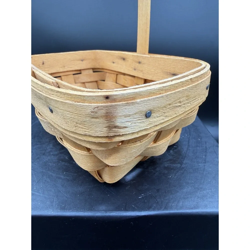 Longaberger 2000 Lavender Booking Basket Signed 🌸🧺